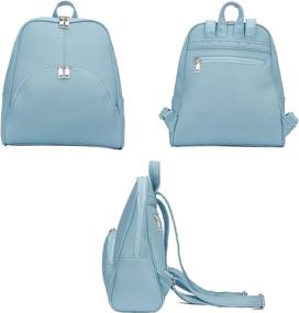 img 3 attached to KKXIU Women's Synthetic Shoulder Backpack Daypacks + Handbags & Wallets - Fashionable Backpacks
