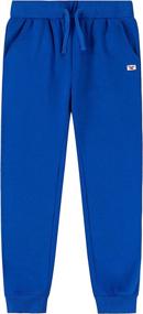 img 4 attached to 👖 Cotton Drawstring Athletic Girls' Sweatpants by JIAHONG - Pants & Capris