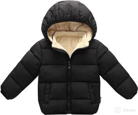 img 4 attached to Happy Cherry Lightweight Snowsuit Toddler Apparel & Accessories Baby Boys