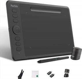 img 4 attached to Parblo Intangbo S: Advanced 7X4 Inch Graphic Drawing Tablet With High-Pressure Sensitivity And Multi-Compatibility