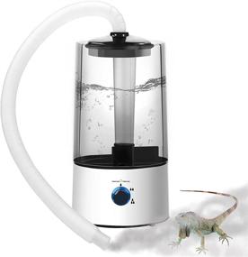 img 4 attached to Small and Beautiful Reptile Humidifiers - Mute Reptile Fogger for Ideal Terrariums: 4L Large Size, Extension Tube Included