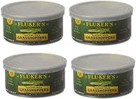 flukers gourmet style canned grasshoppers logo