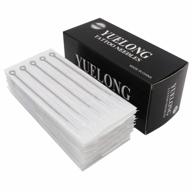 disposable sterile needles set - 50pcs assorted liners and shaders for professional tattoo artists - includes 3rl, 5rl, 7rl, 9rl, 3rs, 5rs, 7rs, 9rs, 5m1, and 7m1 needles logo