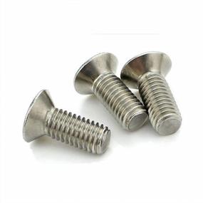 img 2 attached to 10-Pack Fullerkreg 40Mm Long Phillips Flat Head Screw, Passivated 18-8 Stainless Steel, M8 X 1.25Mm Thread