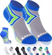 newzill low cut compression running socks with ankle support and cushion for men & women logo