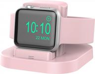 beacoo подставка для apple watch с ночным режимом — зарядная станция для apple watch серий 3/2/nike+, совместима с 42 мм/38 мм — поддерживает ночной режим (новая версия) логотип