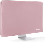 mosiso anti-static dust cover for 22-25 inch monitors - protect your lcd/led screen with pink protective sleeve for imac, pc desktop, and tv logo
