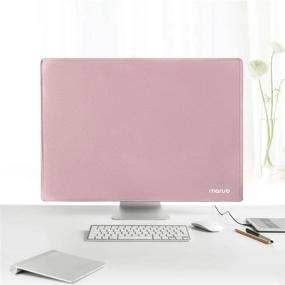 img 1 attached to MOSISO Anti-Static Dust Cover For 22-25 Inch Monitors - Protect Your LCD/LED Screen With Pink Protective Sleeve For IMac, PC Desktop, And TV