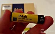 img 1 attached to IMah HR6 AA Rechargeable Batteries Ni-MH 1.2V 1800MAh For Flashlight Remote Control Car Toys Clock, Also Compatible With Panasonic BK-3MCCA8BA BK-3HCCA8BA BK-3MCCA4BA BK-3HCCE4BE, 8-Pack review by Sean Sitton