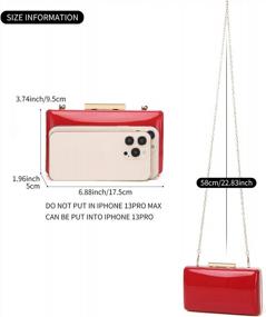img 3 attached to Glam Up Your Soirées With The Labair Patent Leather Evening Clutch