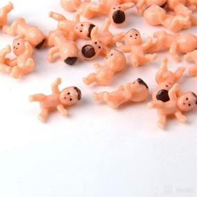 img 3 attached to 👶 36-Piece Mini Plastic Babies Set for Baby Shower Games, Ice Cube Fun, Party Decorations, Baby Toys