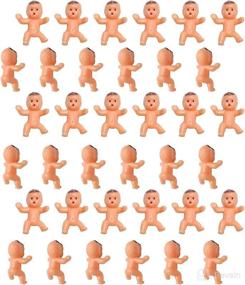img 4 attached to 👶 36-Piece Mini Plastic Babies Set for Baby Shower Games, Ice Cube Fun, Party Decorations, Baby Toys