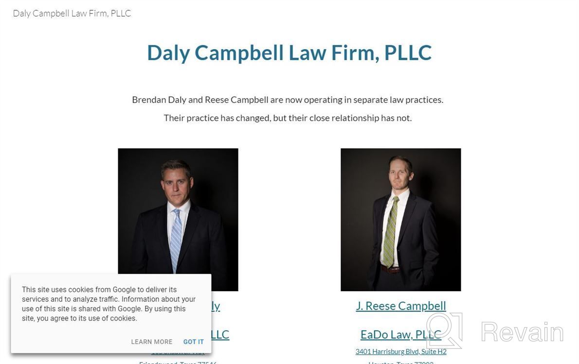 img 1 attached to Daly & Campbell Law Firm review by Aaron Vang