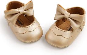 img 2 attached to RVROVIC Princess Dresses Prewalker Toddler Girls' Shoes: Stylish & Comfortable Flats