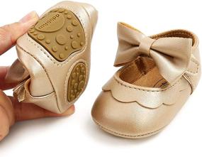 img 1 attached to RVROVIC Princess Dresses Prewalker Toddler Girls' Shoes: Stylish & Comfortable Flats