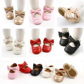 img 3 attached to RVROVIC Princess Dresses Prewalker Toddler Girls' Shoes: Stylish & Comfortable Flats