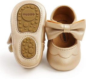 img 4 attached to RVROVIC Princess Dresses Prewalker Toddler Girls' Shoes: Stylish & Comfortable Flats