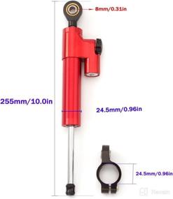 img 3 attached to 🏍️ Enhance Stability and Control: Motorcycle Adjustable Universal Steering Damper Stabilizer for BMW S1000RR, R1200 CL GS, Ducati 848 08-10, 696 796 795, Benelli BN600 BJ600 TNT600