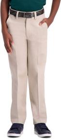 img 3 attached to 👖 Haggar Youth Regular Premium Khaki Boys' Clothing: Top-notch Pants for Style and Comfort