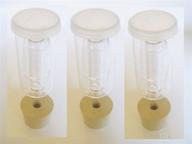 🔒 3 piece airlock set with cylinder airlock & #7 stopper - pack of 3 logo