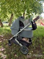 картинка 1 прикреплена к отзыву Коляска UPPAbaby Cruz V2 - Gregory: Стильный дизайн голубого меланжа с серебряными и седельными кожаными деталями. от Kise Renouvnch ᠌