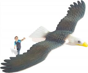 img 4 attached to 33-дюймовый размах крыльев Geospace GEOGLIDE Freedom Eagle Glider - Взлетайте к новым высотам!