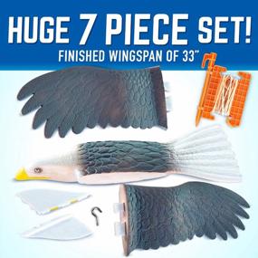 img 3 attached to 33 Inch Wingspan Geospace GEOGLIDE Freedom Eagle Glider - Soar To New Heights!