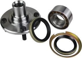 img 4 attached to ⚙️ New Autoround Front Wheel Hub and Bearing Assembly - Chevy Prizm 1998-2002, Geo Prizm 1993-1997 (Non-ABS)