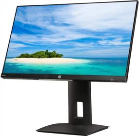 img 4 attached to Certified Refurbished HP VH240A Monitor 23.8" - Frameless, Anti-Glare Screen, Built-In Speakers, 60Hz, 1KL30AA, HD, LED