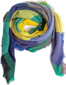 img 3 attached to Oversized Scarves Blanket Cashmere Shawl Pashmina Women's Accessories at Scarves & Wraps