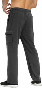 img 1 attached to Men'S Cargo Sweatpants By DIBAOLONG: Comfortable And Spacious With Pockets