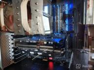 img 1 attached to Fractal Design Meshify C: High Performance Airflow & Cooling PC Case with Tempered Glass - 2X Fans included, PSU Shroud, Water-Cooling Ready, USB3.0 - Blackout Edition review by Abhijit Abhijit ᠌