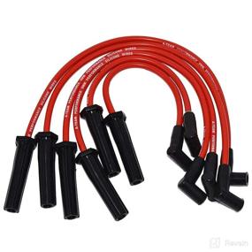 img 4 attached to 🔥 A-Team Performance - 6 Cylinder Red Silicone Spark Plug Wires for Early GMC Chevy, Toyota Land Cruiser FJ40 FJ60 - Enhance Performance and Compatibility!