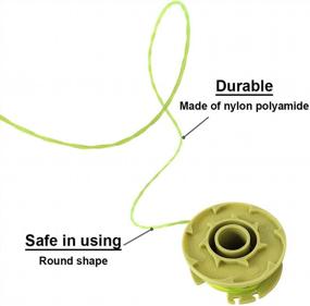img 2 attached to Thten Replacement Trimmer Spool For Ryobi One Plus Cordless Trimmers - 11Ft Of 0.080" Line Refills - Weed Wacker Auto-Feed - Compatible With 18V, 24V, And 40V Models