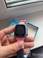 img 2 attached to 📱 PALEOHORA Y92 Smart Watches PRO for Kids - GPS Tracker, SOS Button, Camera, Flashlight, Full Touch HD IPS Screen (Pink) - Compatible with iOS/Android review by Abhi Ambrose ᠌