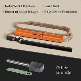 img 2 attached to All-In-One Flint And Steel Fire Starter Kit With Waterproof Tinder Wick Rope And Steel Fire Striker - Patented Firestarter Prepared4X - Perfect For Survival And Outdoor Activities