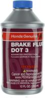 genuine honda 08798-9008 dot 3 brake fluid logo