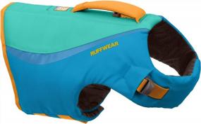 img 4 attached to Обеспечьте безопасность вашего щенка в воде с помощью спасательного жилета RUFFWEAR Float Coat - Blue Dusk, большой размер