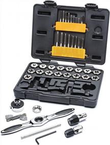 img 4 attached to High-Performance Metric Ratcheting Tap And Die Set - 42 Pieces By GEARWRENCH (Model 3886)