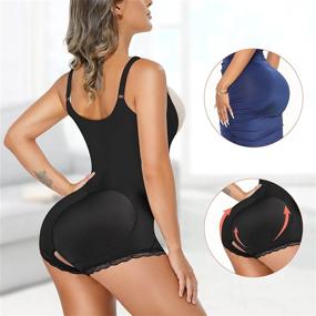 img 2 attached to Eleady Women'S Latex Waist Trainer Bodysuit: Get A Slimmer Figure With Tummy Control Shapewear!