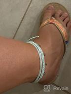 img 1 attached to Stylish Waterproof Rope Anklets with Shiny Braided String - Beach Boho and Friendship Foot Jewelry for Women, Teen Girls - Coin Anklets review by Samantha Hudson