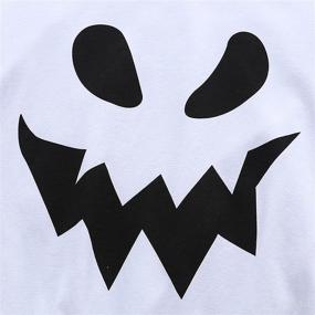 img 1 attached to 👻 WASAIGOOD Infant Halloween Cloak: Ghost Hooded Cosplay Clothes for Boys and Girls - White Halloween Poncho Cape