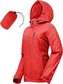 img 4 attached to 🌧️ Stay Dry in Style: 33,000Ft Raincoats - Lightweight, Waterproof Women's Clothing