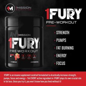 img 3 attached to 💥 1Mission Nutrition 1Fury: Unleash Your Workout Potential with this Advanced Fat-Burning Pre-Workout Powder!