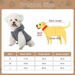img 3 attached to Warm And Cozy: PUPTECK Winter Clothes With Hat For Small And Medium Dogs