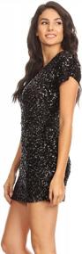 img 2 attached to Sparkle On The Dance Floor With Anna-Kaci'S Short Sleeve Sequin Bodycon Dress For Women