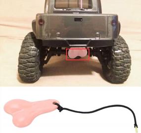 img 2 attached to Get Noticed With RC Hanging Truck Bull Balls Bumper In Pink For Hitch RC Crawlers