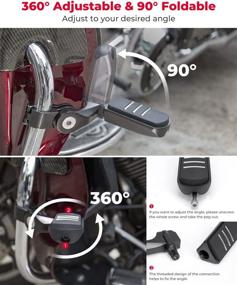 img 3 attached to 🏍️ Enhance Motorcycle Riding Comfort with KEMIMOTO Motorcycle Highway Pegs for Harley Sportster Softail Dyna Electra Glide Road King Street Glide