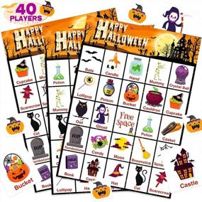 img 4 attached to Spooky Fun For All Ages: Officygnet'S 40-Player Halloween Bingo Game Card For Parties, Classrooms, And Family Activities