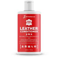 3-in-1 leather care: restores, conditions, and protects any leather with ph-balanced formula, natural oils | ideal for car leather, furniture, shoes, bags, accessories logo